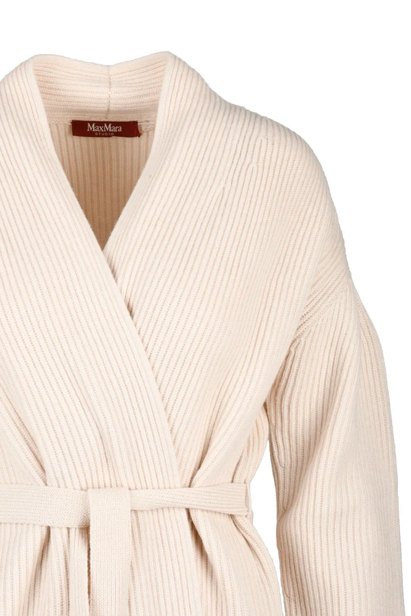 Verna Maxi Cardigan - White