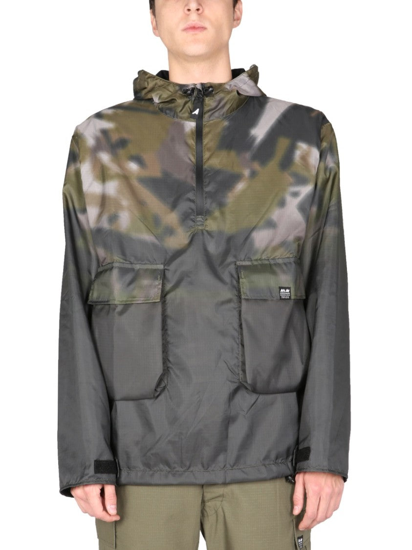 Hooded High Neck Waterproof Jacket