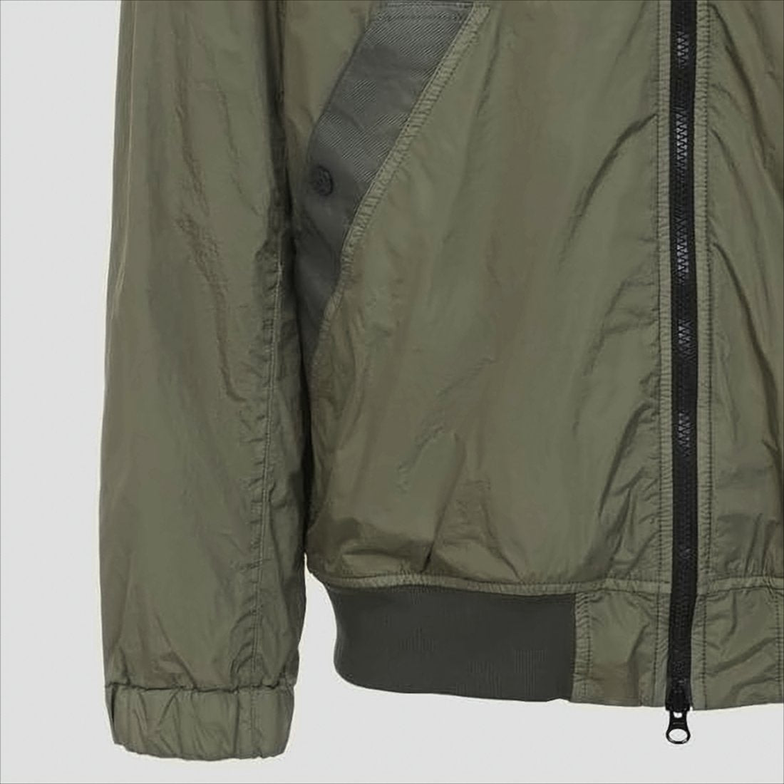 Lightweight Nylon Jacket with High Collar