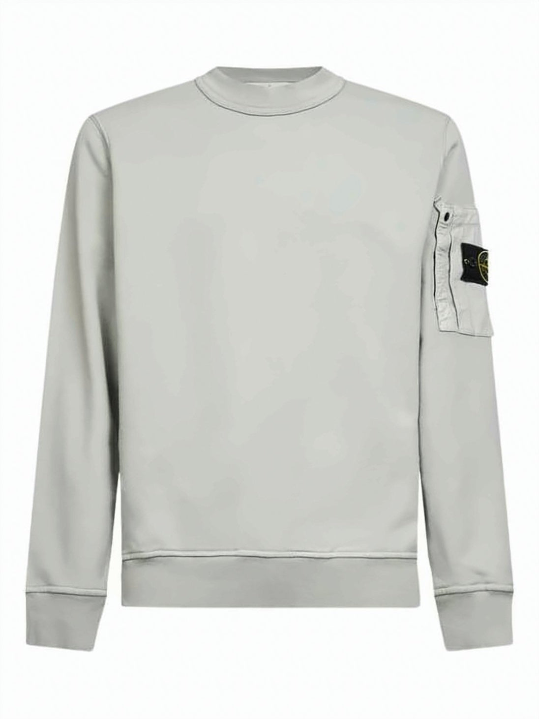 Long-Sleeve Minimalist Sweatshirt with Iconic Patch Pocket