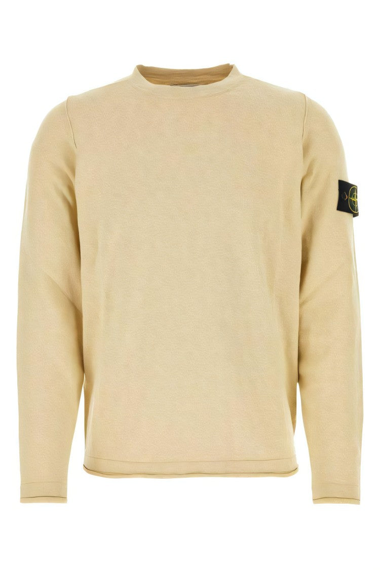 Crew Neck Sweater with Subtle Texture