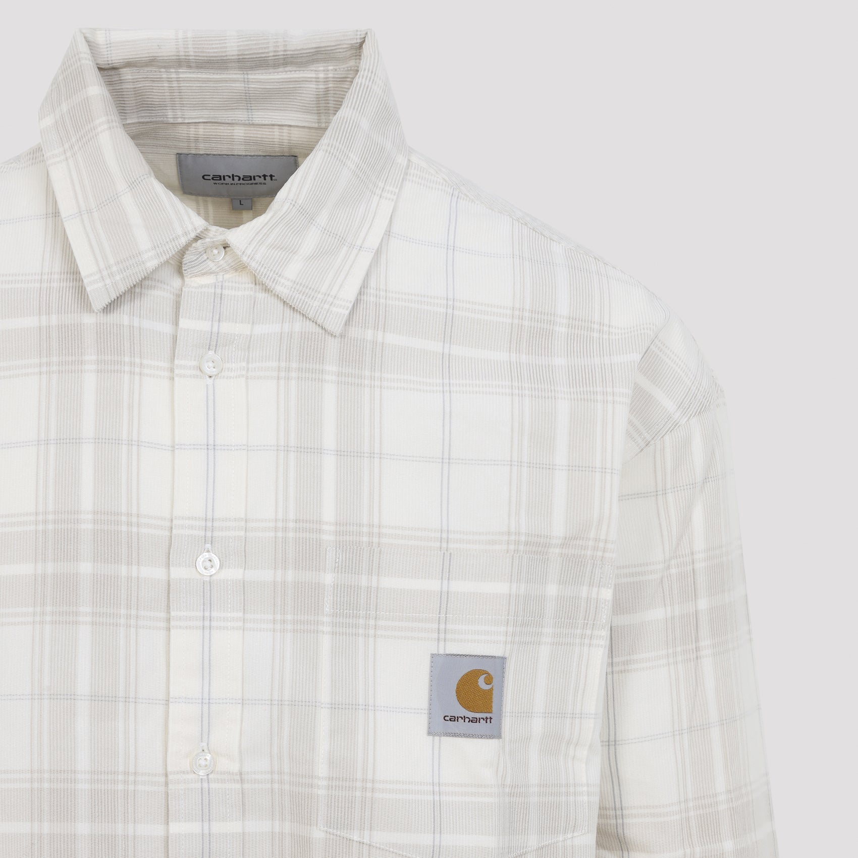 Multi-Coloured Plaid Casual Shirt With Classic Collar
