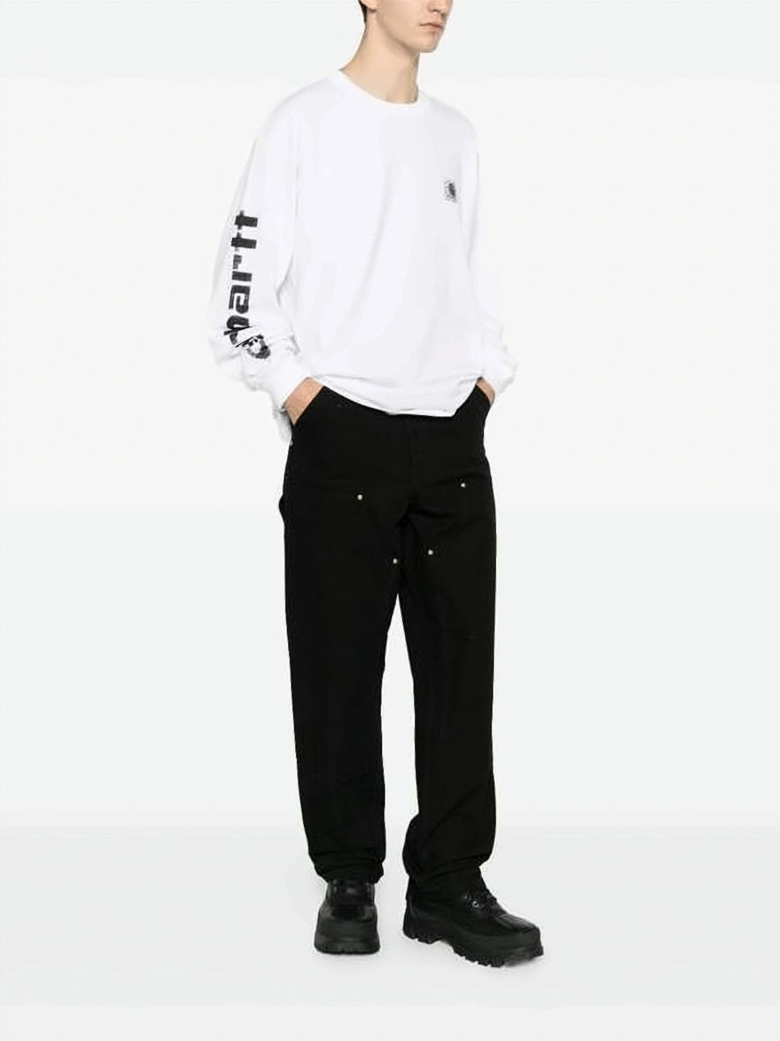 Straight-Leg Pants with Five-Pocket Design