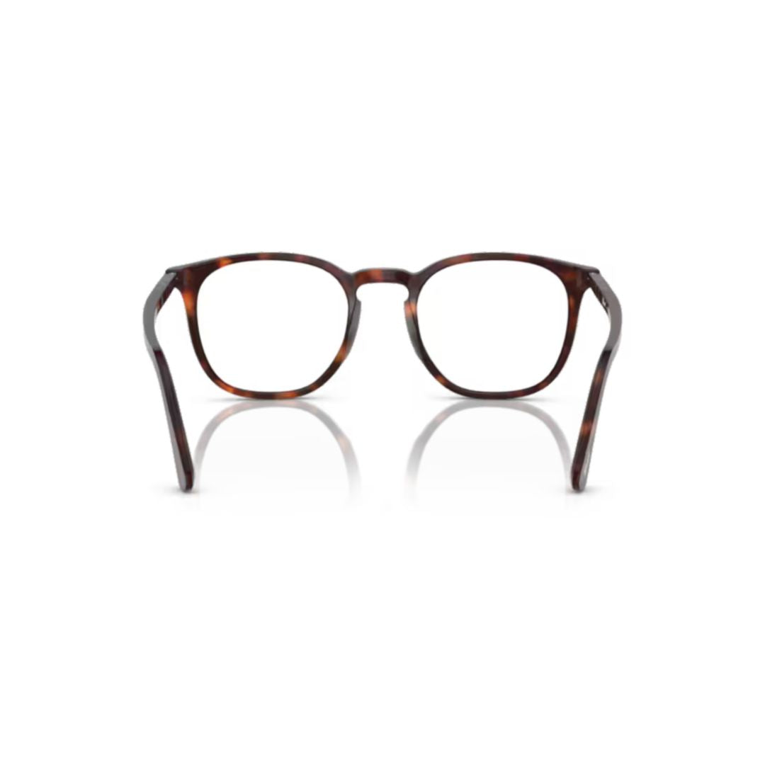 3318v Vista Round Acetate Eyeglasses with Tortoiseshell Pattern