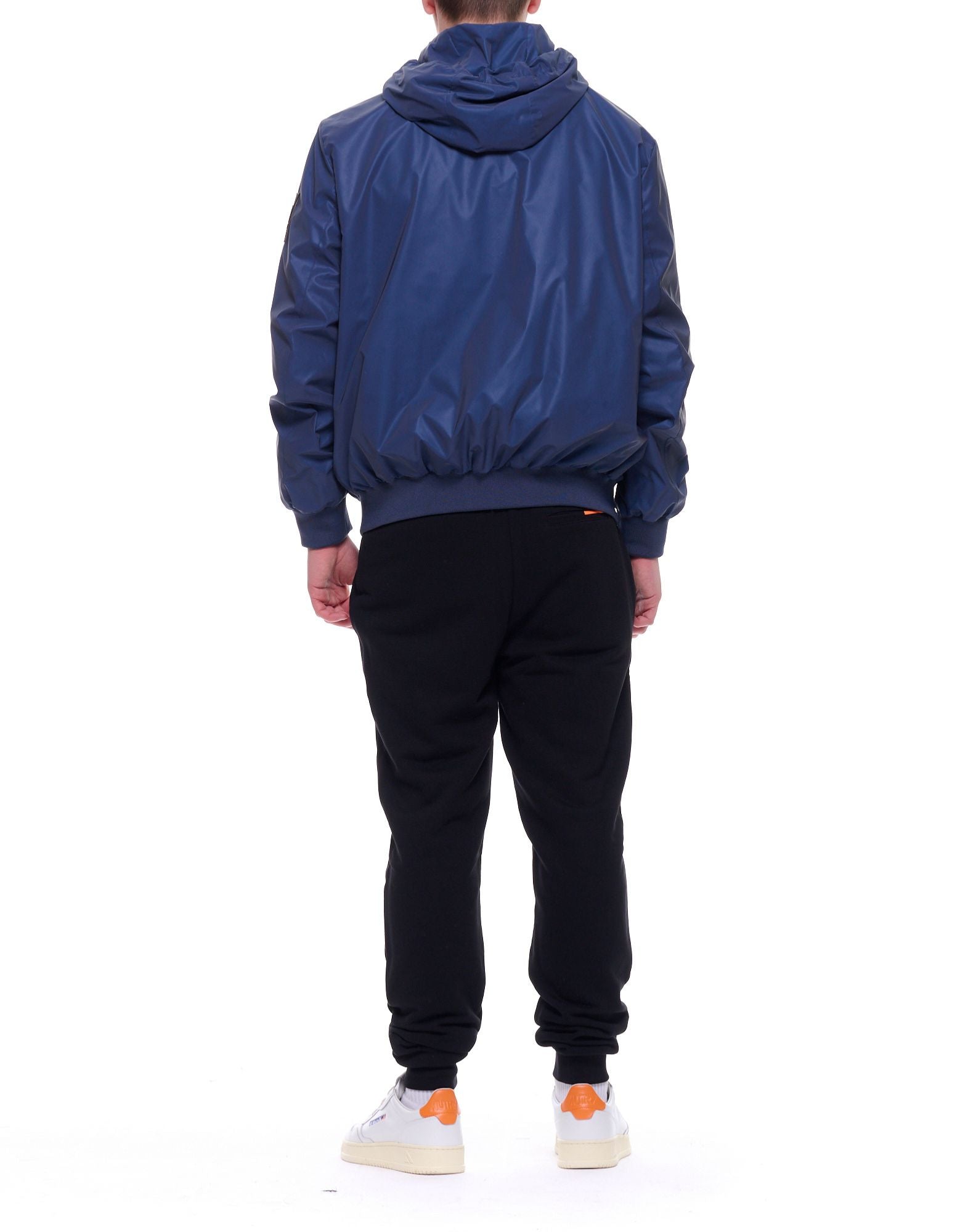 Mid-Season Hooded Jacket With Zip Closure And Regular Fit
