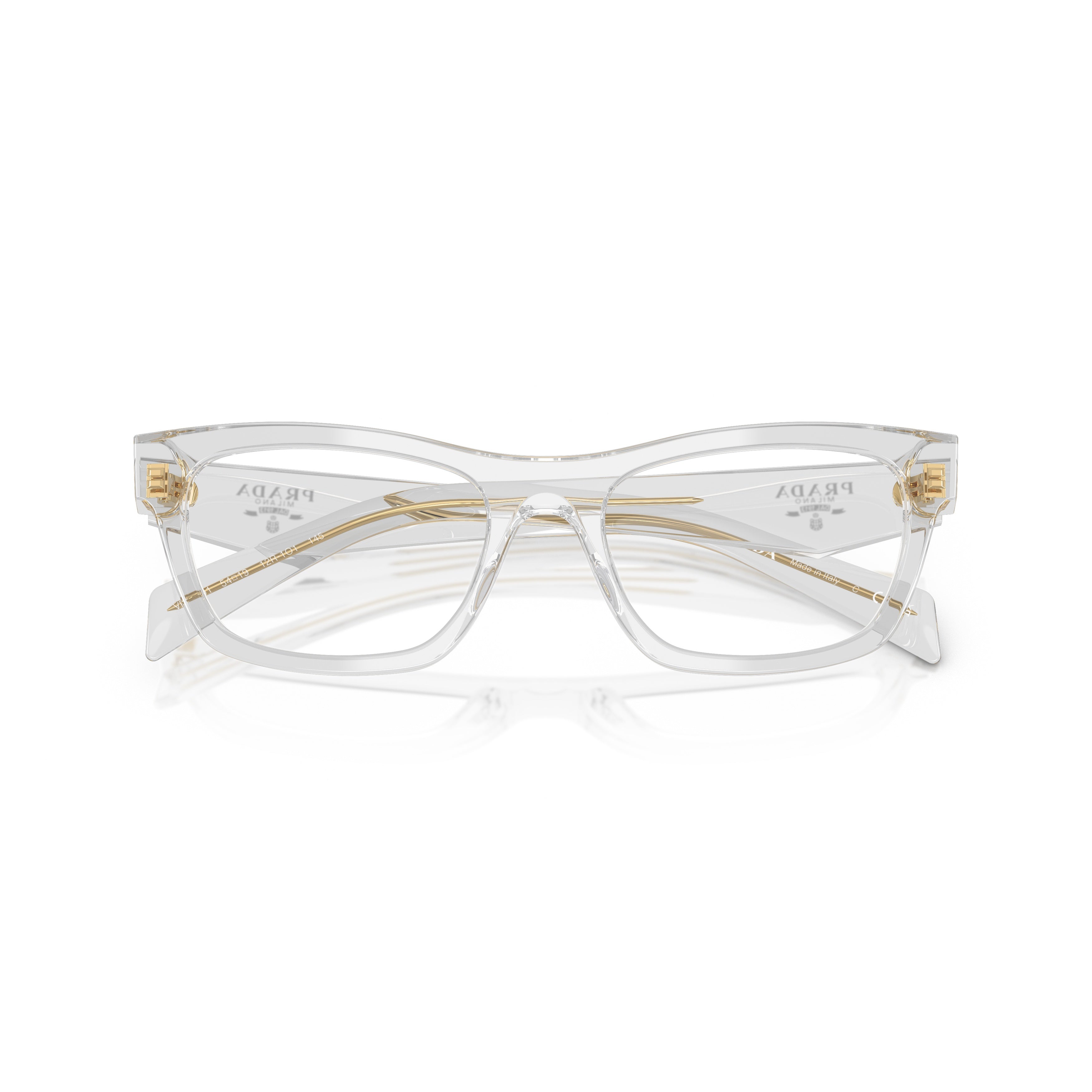 0pr B01v Bold Square Transparent Acetate Sunglasses