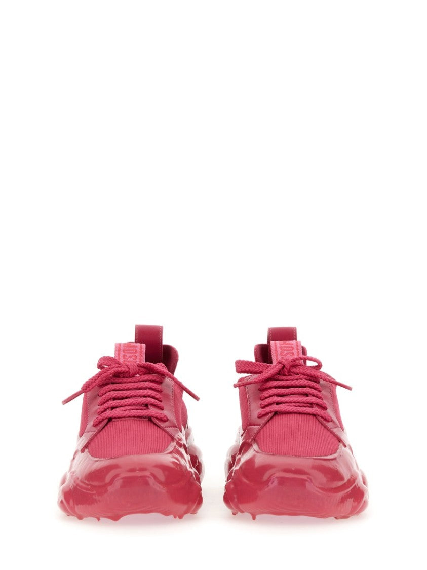 Chunky Sole Sneakers With Logo Detail