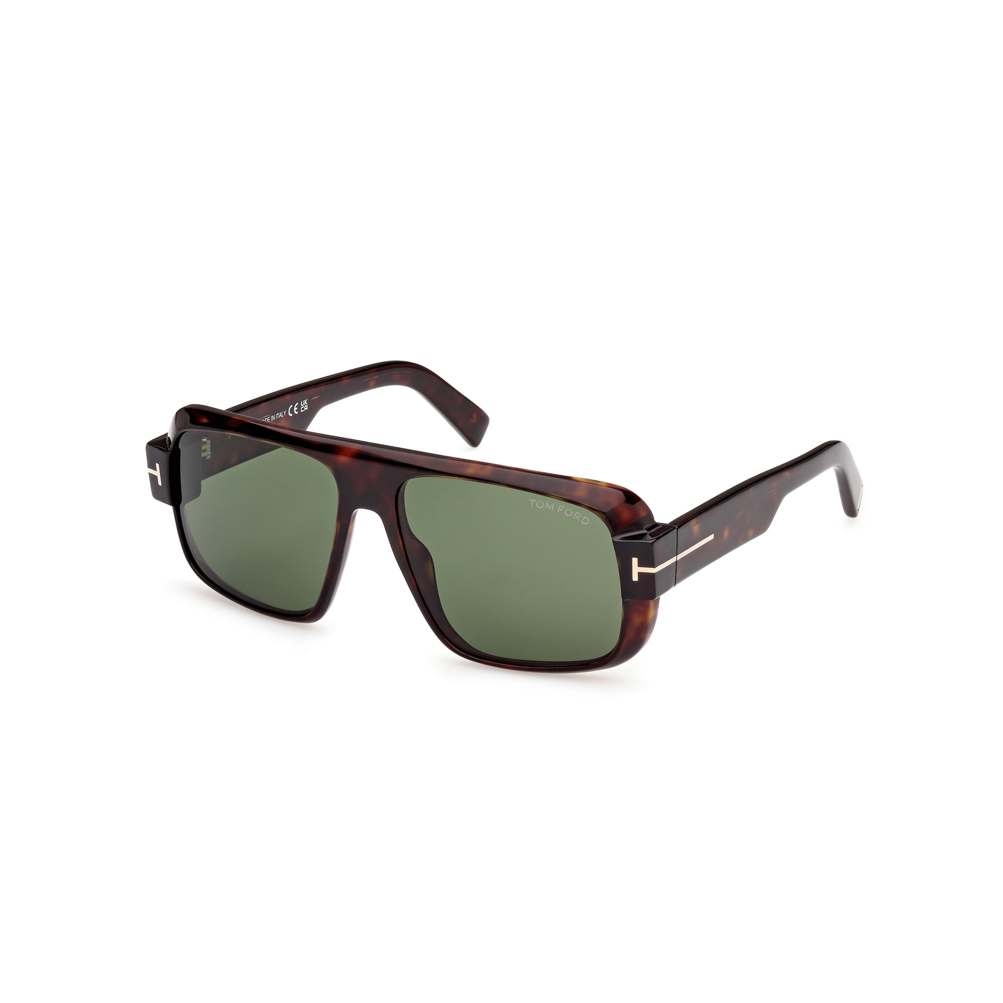 Ft1101 Oversized Tortoiseshell Square Sunglasses