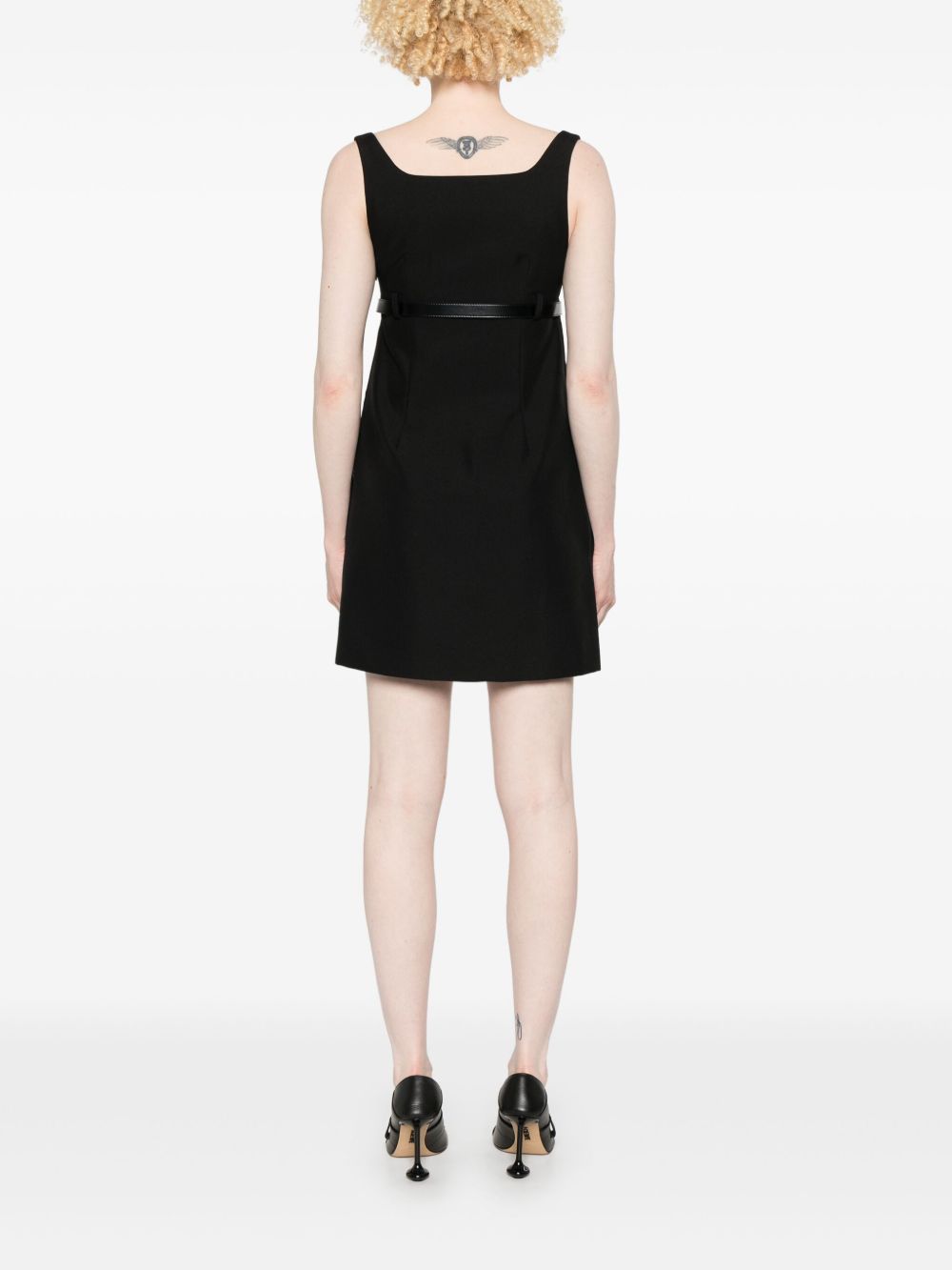 Mini Dress with Square Neckline