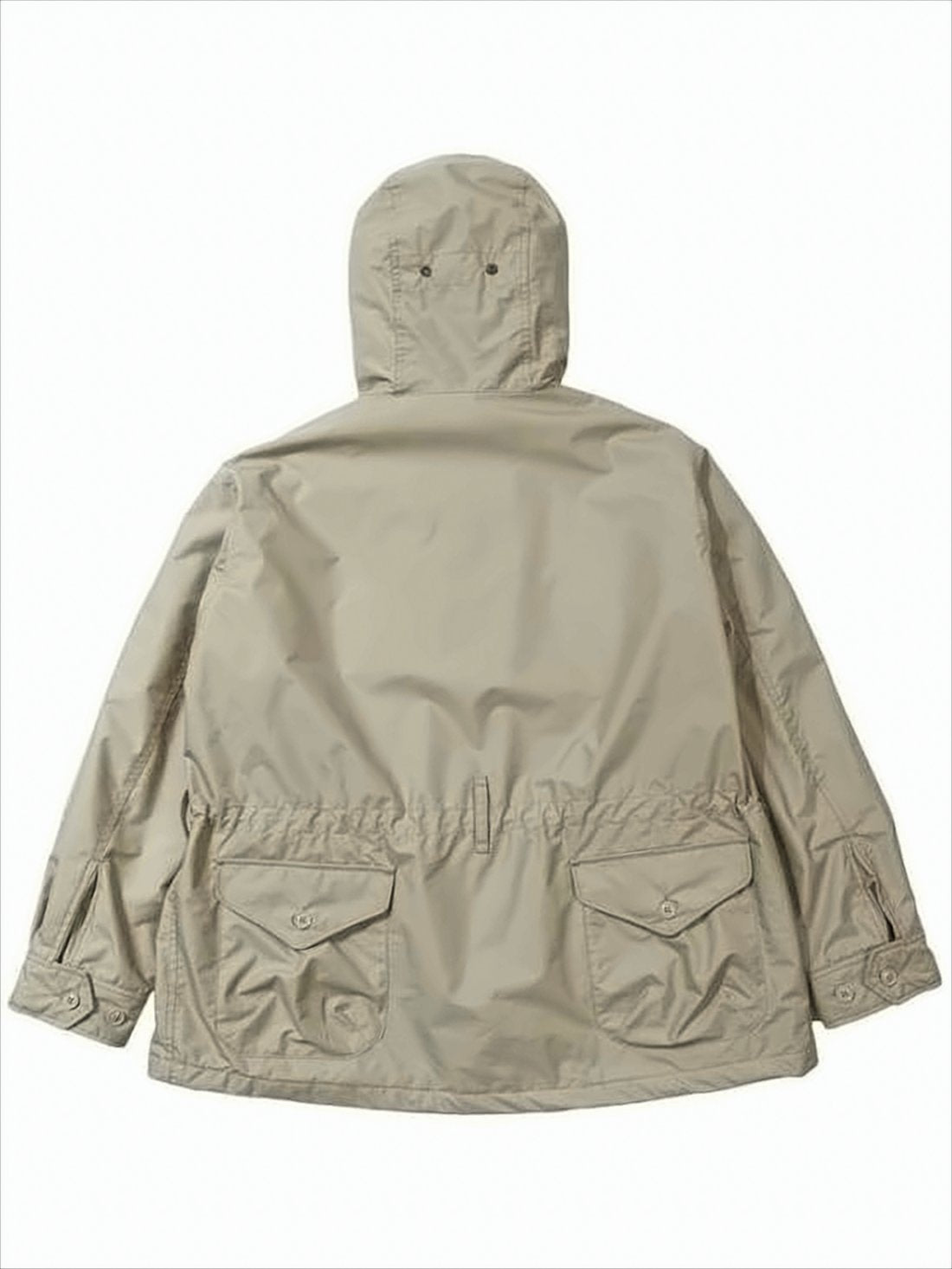 Utilitarian Hooded Jacket with Adjustable Cuffs
