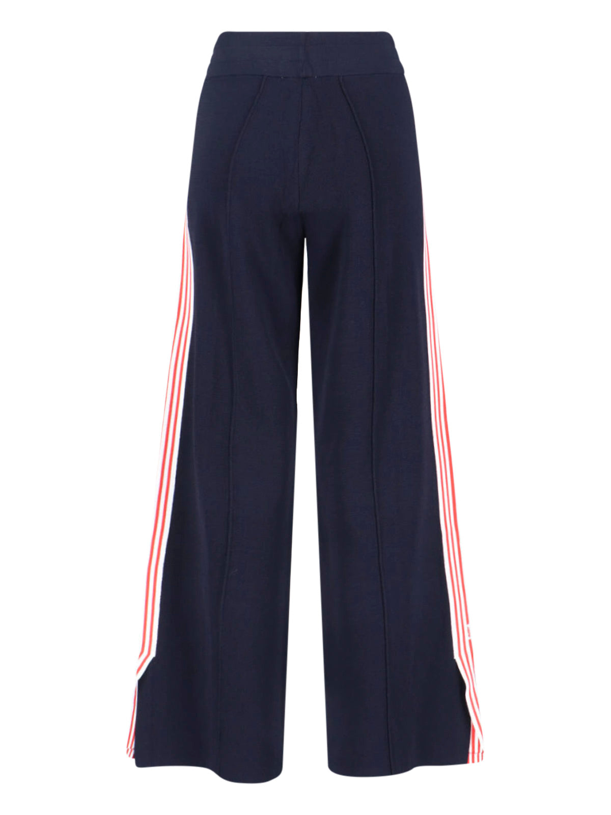 Navy Logo Sweatpants with Contrast Side Stripes
