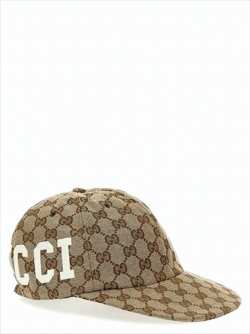 Structured Monogram Cap with Bold Branding