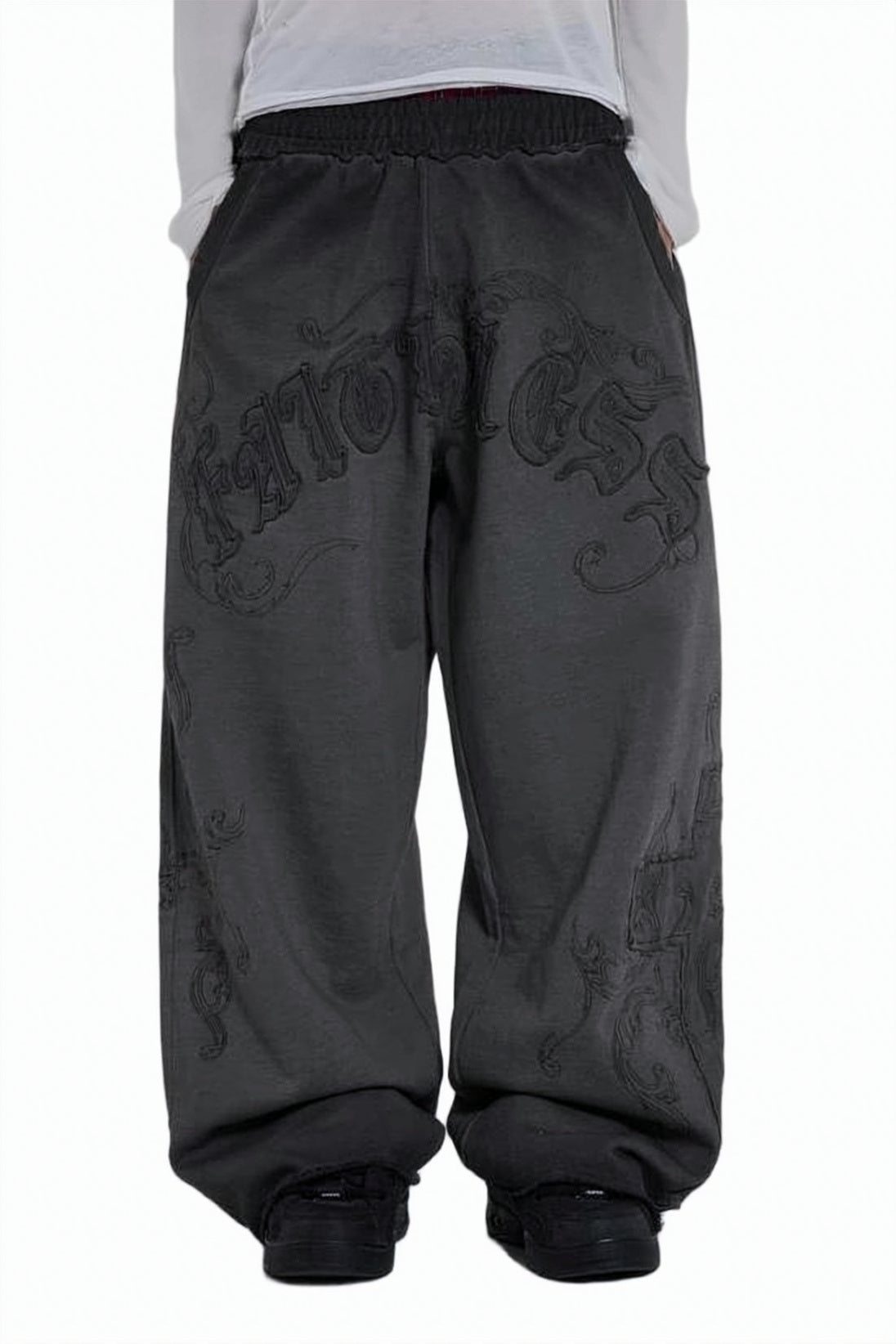 Relaxed-Fit Black Jogger Pants