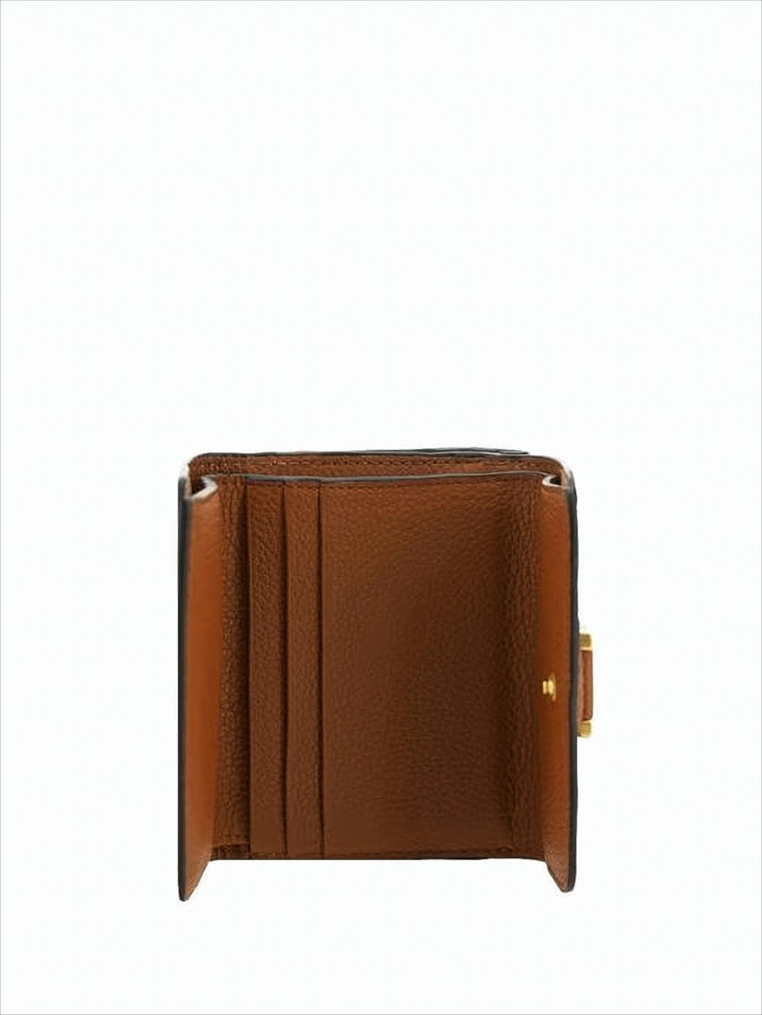 Textured Calf Leather Tri-Fold Wallet