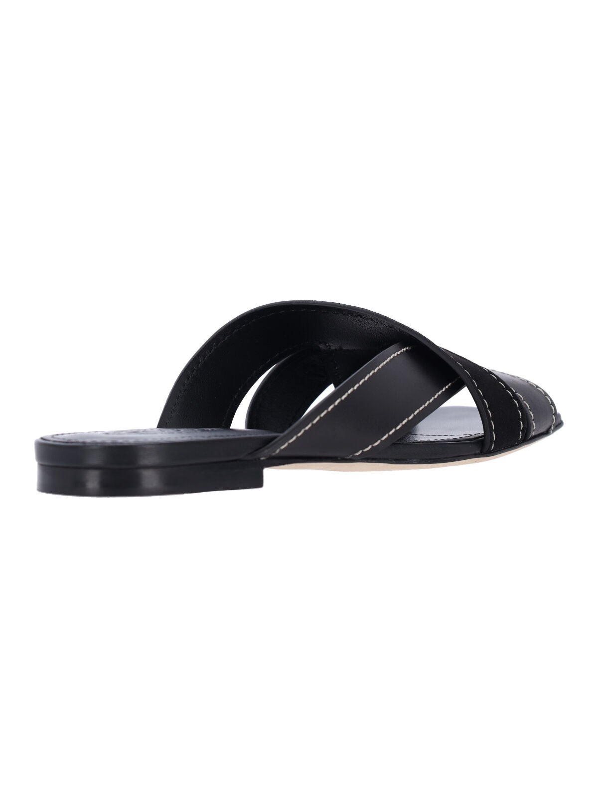 Leather Sandals – Black