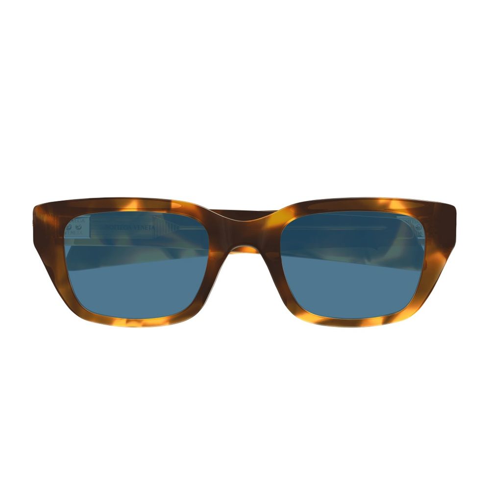 Bv1393S Ribbon Line Honey Havana Rectangular Frame Sunglasses
