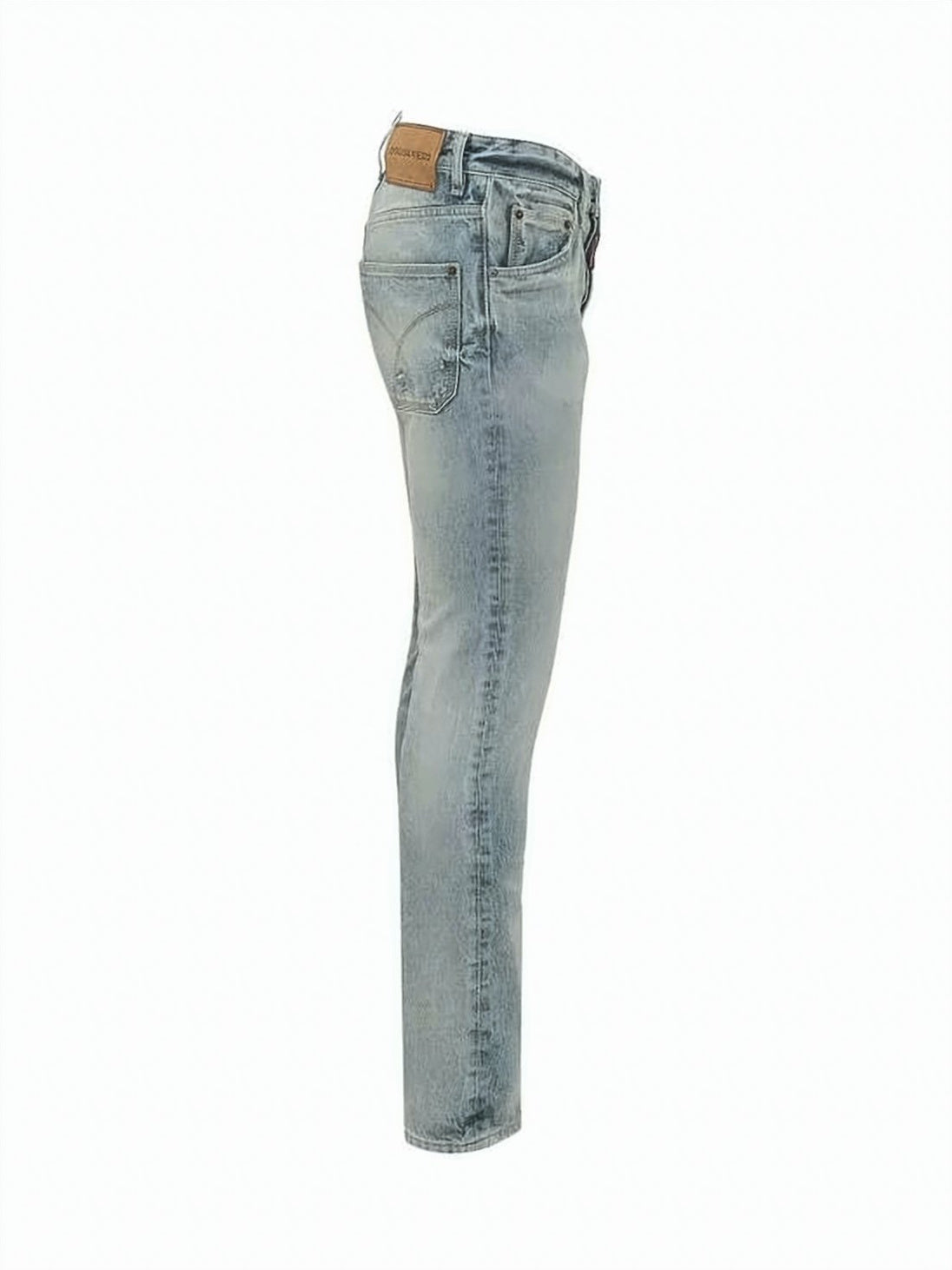 Straight-Leg Denim Pants