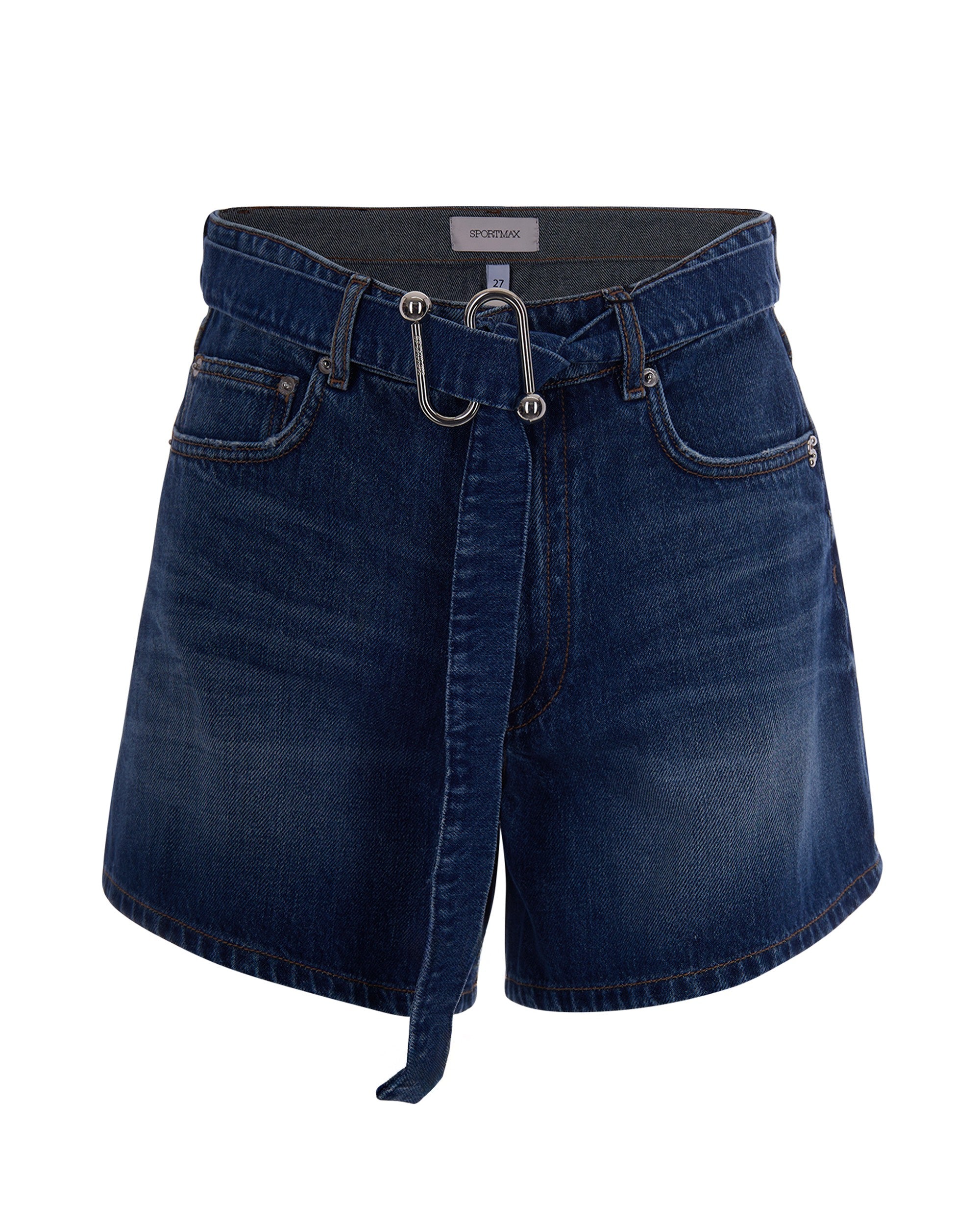 Midnight Blue Denim Shorts