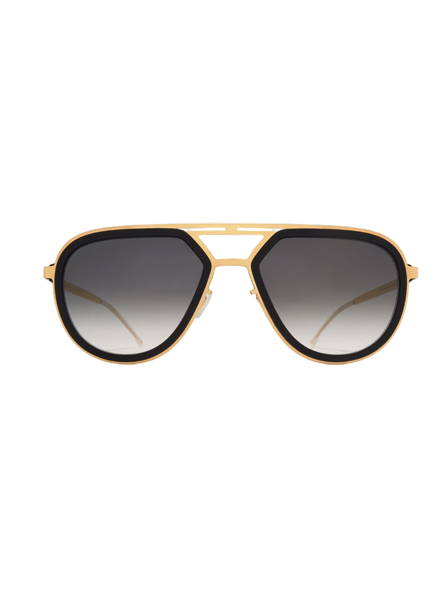 Bold Oversized Metal Frame Sunglasses