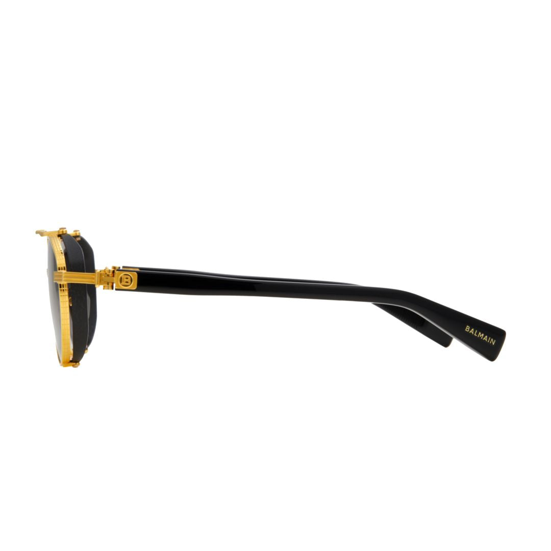Brigade - Iv Aviator-Style Gradient Gray Sunglasses