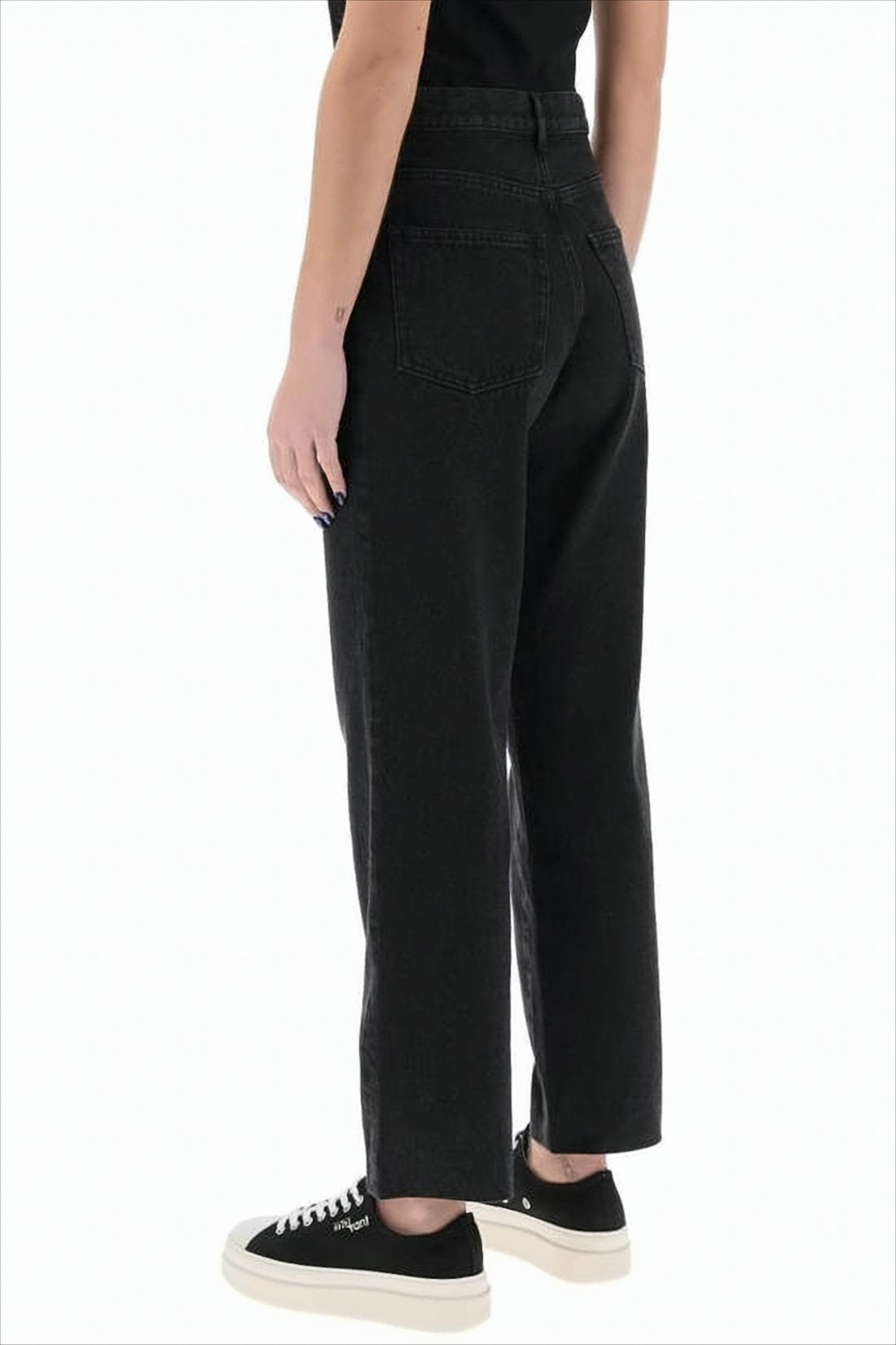 Straight-Leg Denim Pants