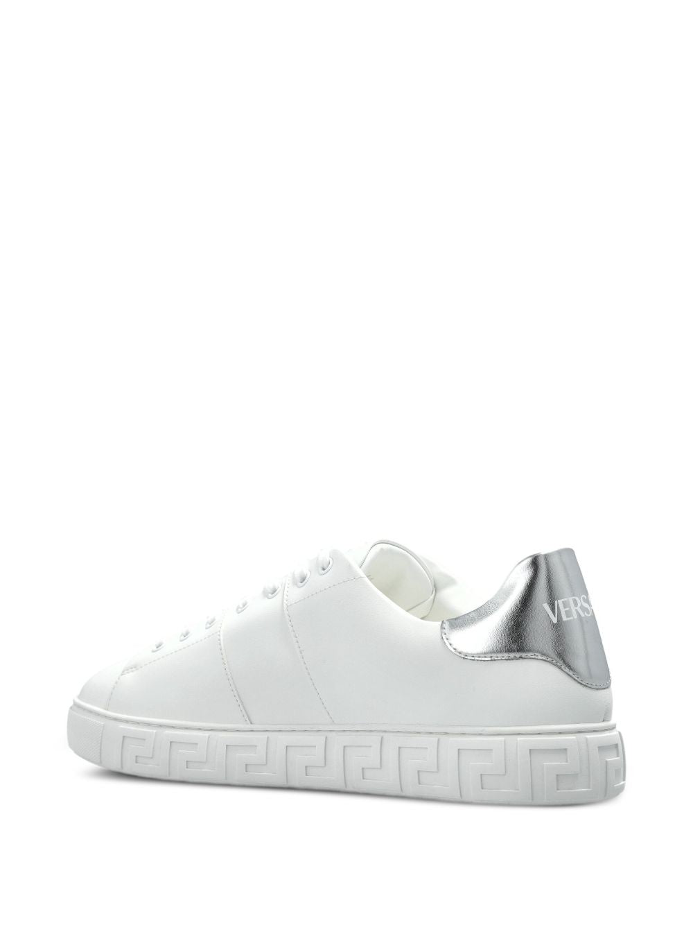 Low-Top Sneakers In Silk And Nylon With Metallic Accents