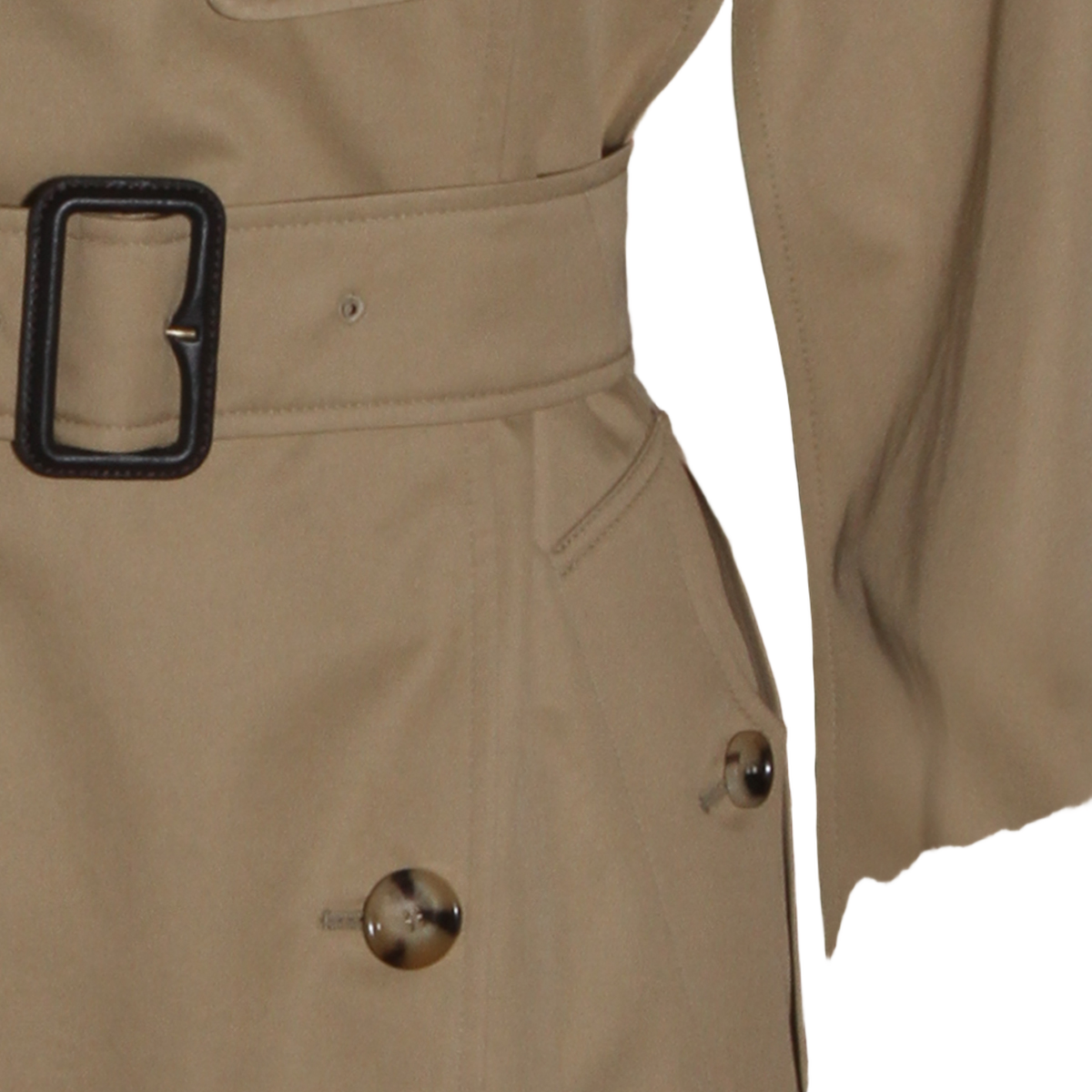 Tailored Beige Jacket with Clean Lines and Structured Design