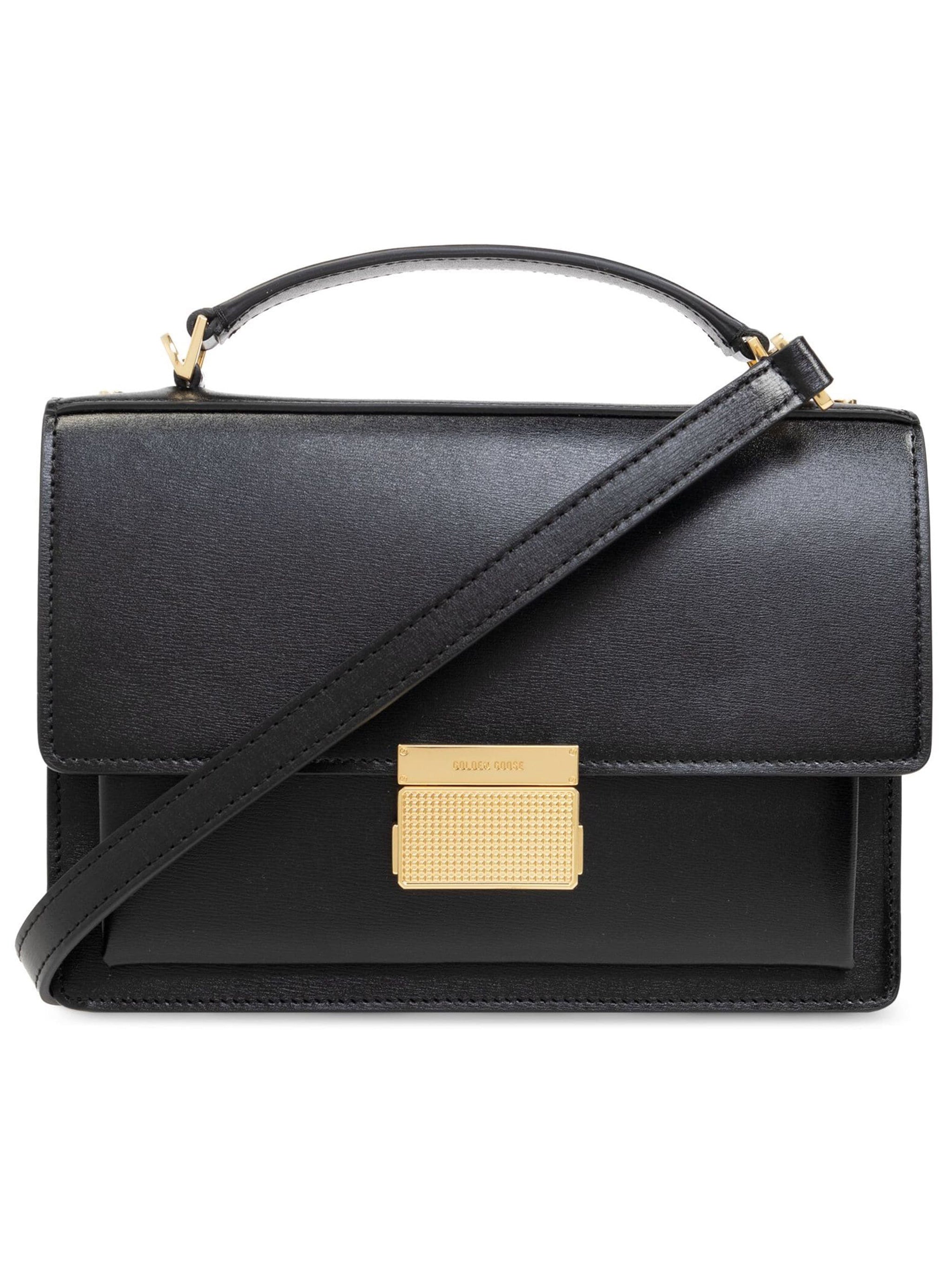 Venezia Bag Black Palmellato Leather Handbag