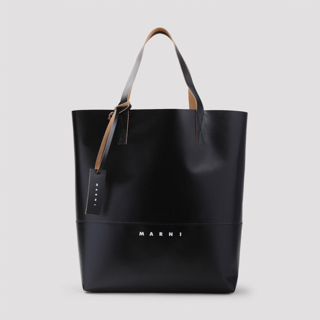 Black Cow Leather Tote Bag