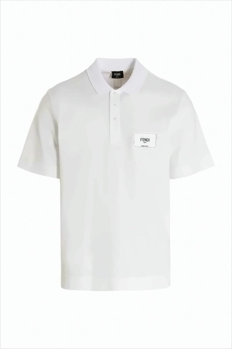Fendi Short-Sleeve Polo Shirt