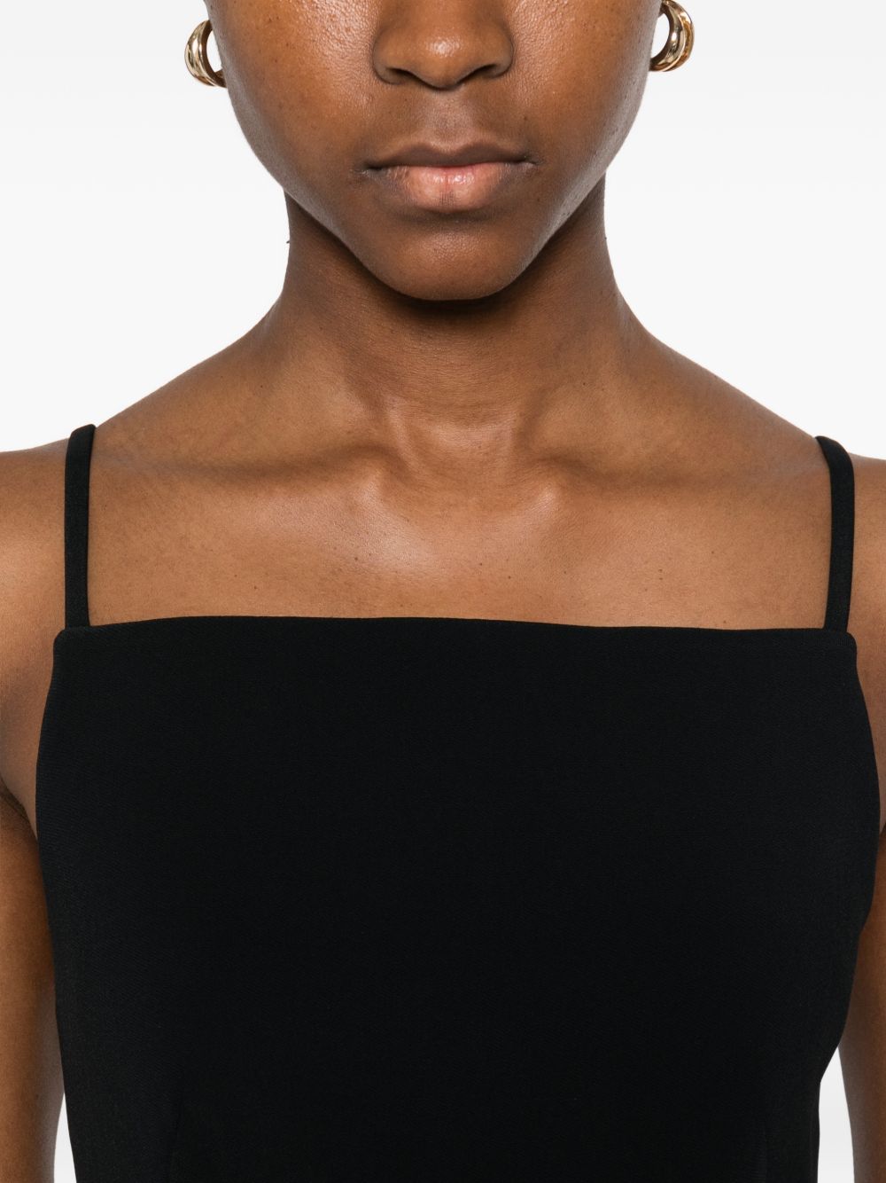 Silk-Nylon Blend Mini Dress
