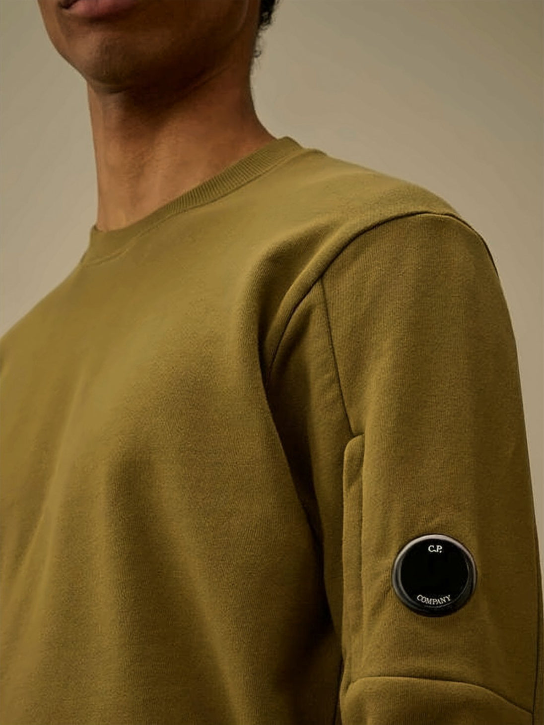 Raised Fleece Texture Crewneck Sweatshirt