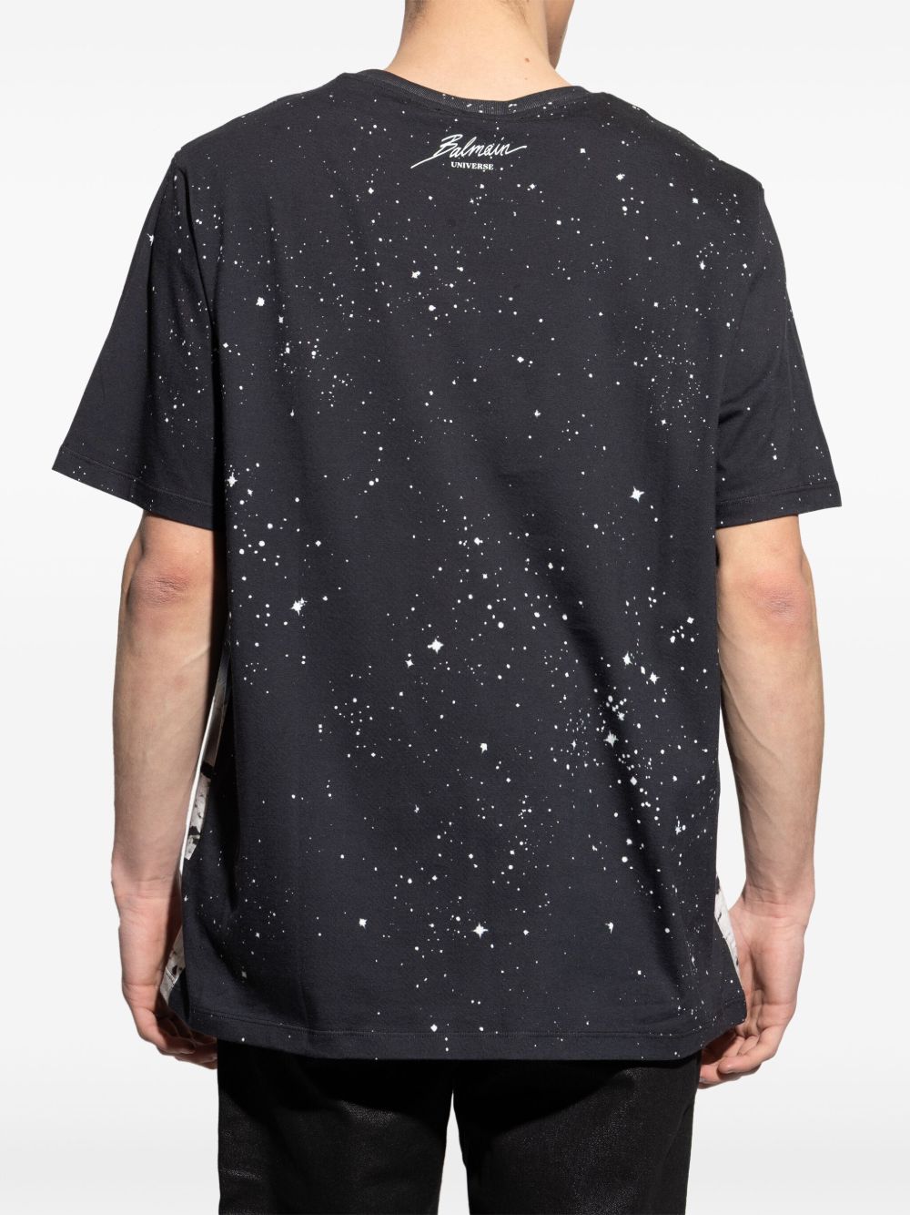 Space-Themed Graphic T-Shirt