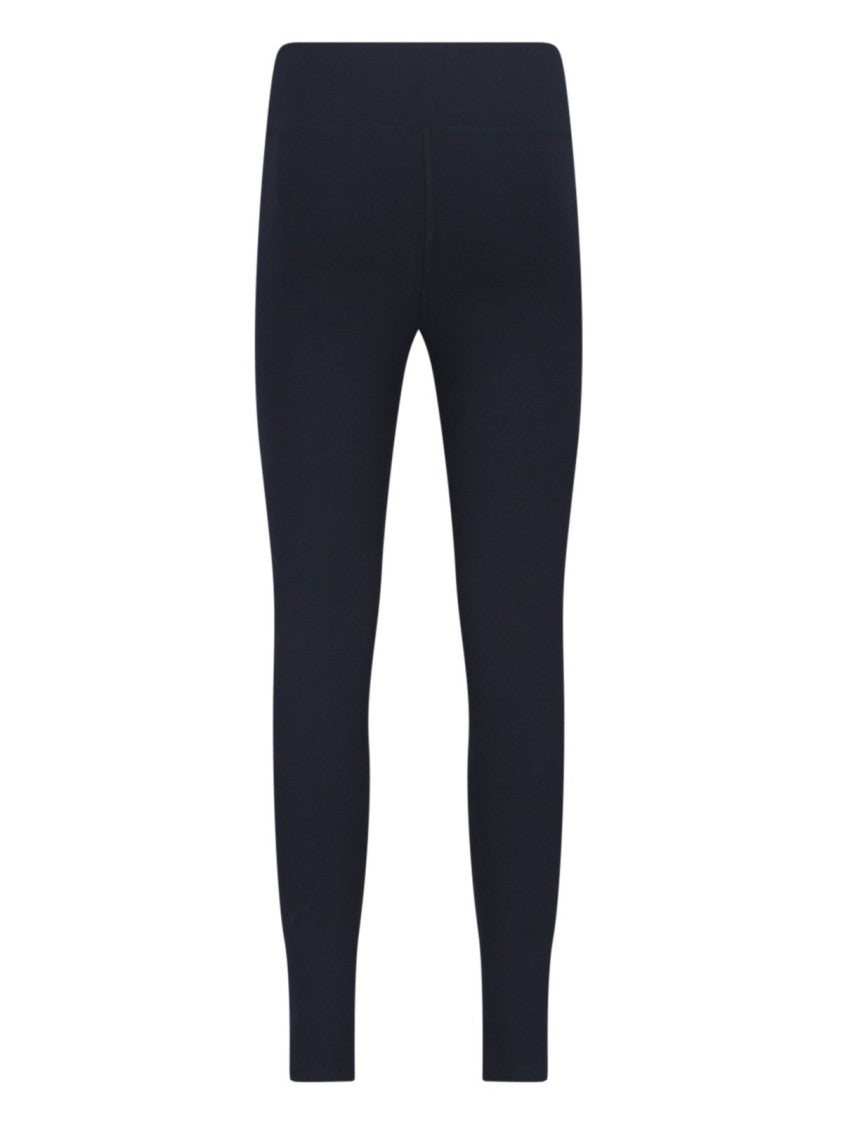 Skinny Fit Leggings With Logo Emblem