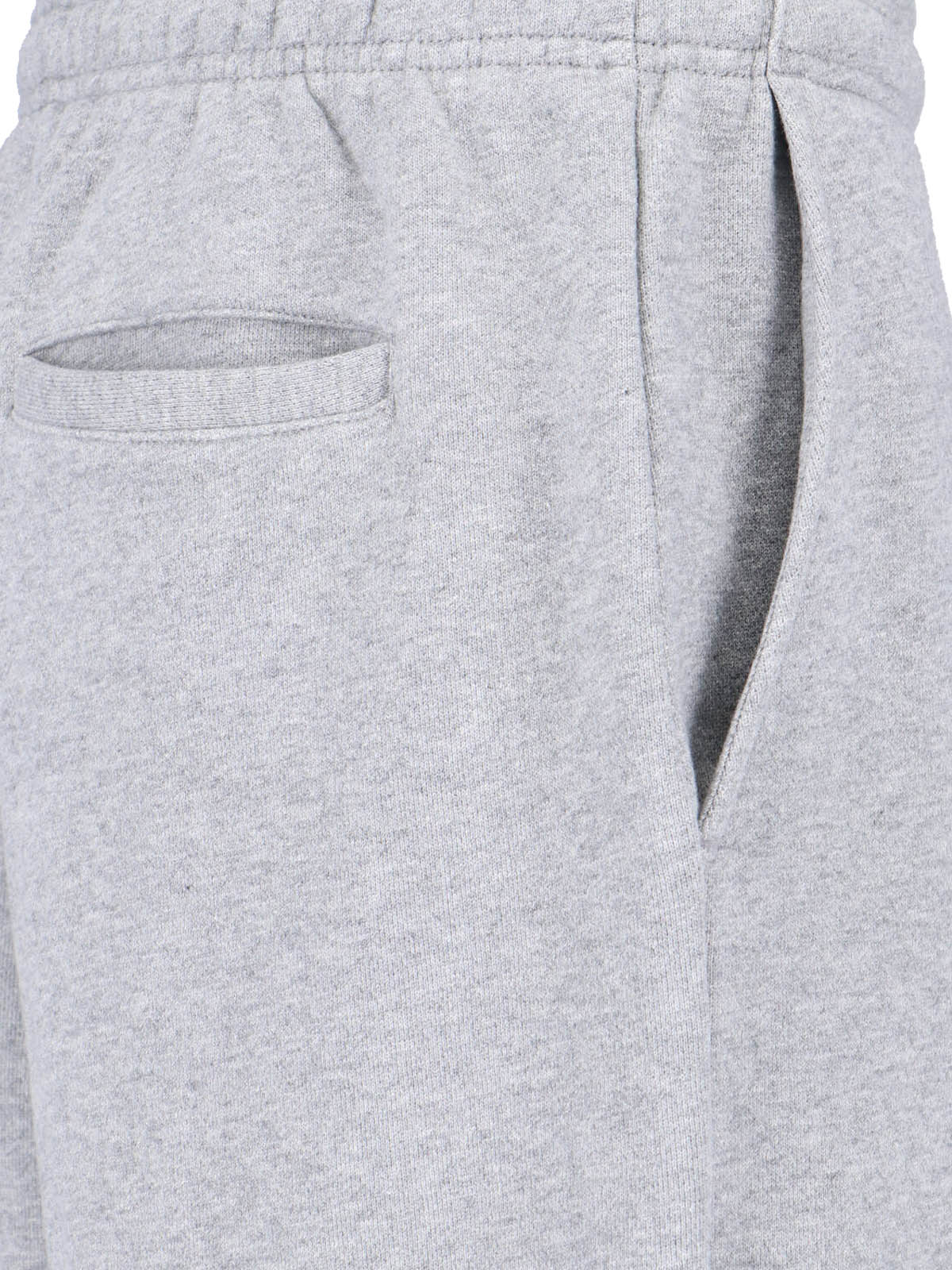 Grey Relaxed-Fit Cotton Sweatpants