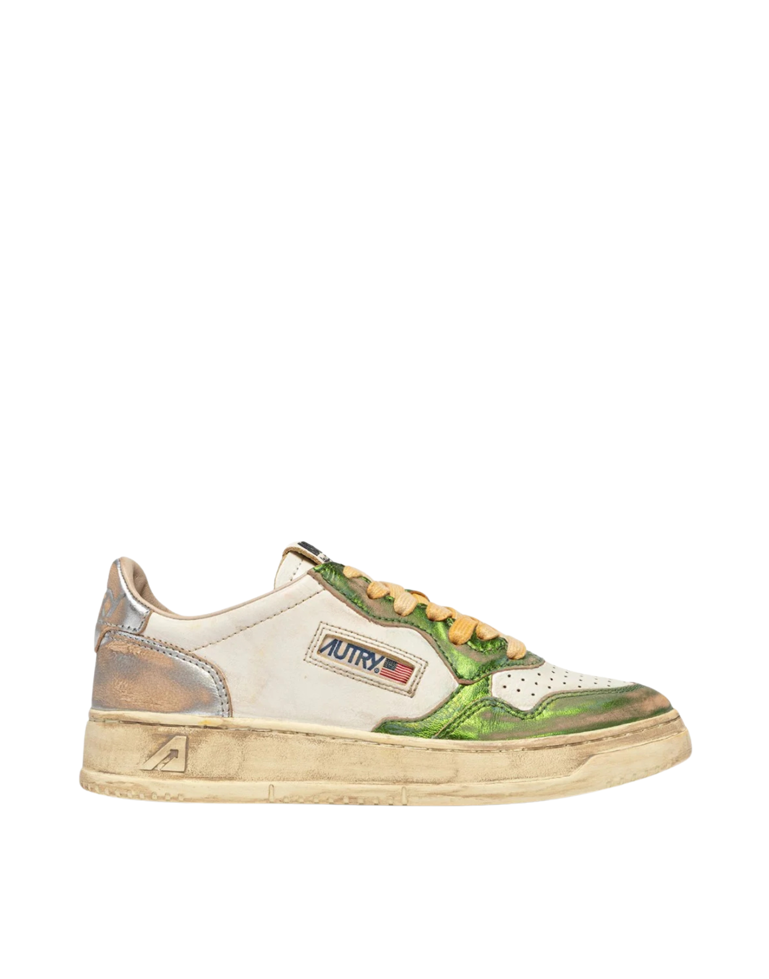 Medalist Low Super Vintage Women’s Gun/Green Sneakers
