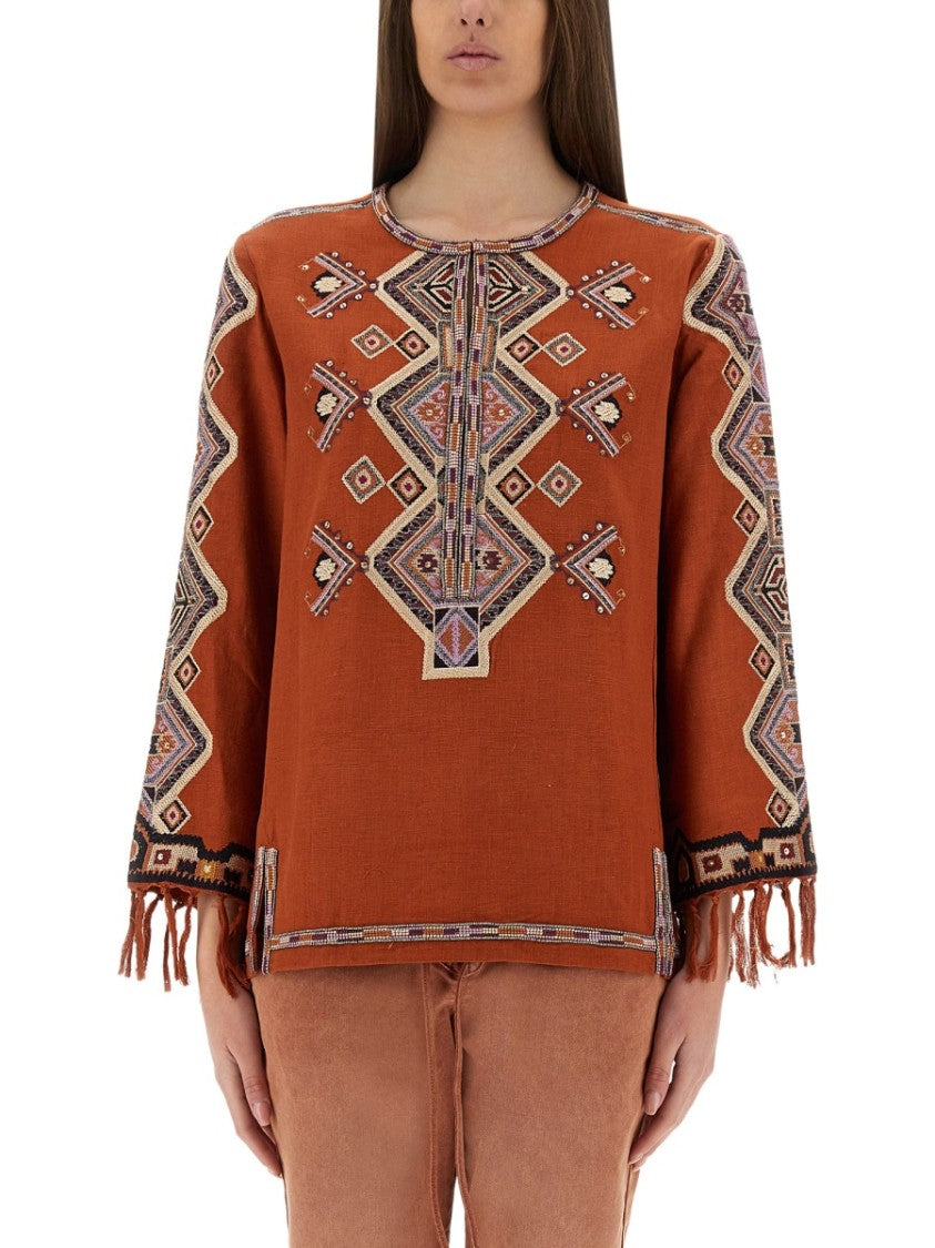 "Zelda" Silk Top