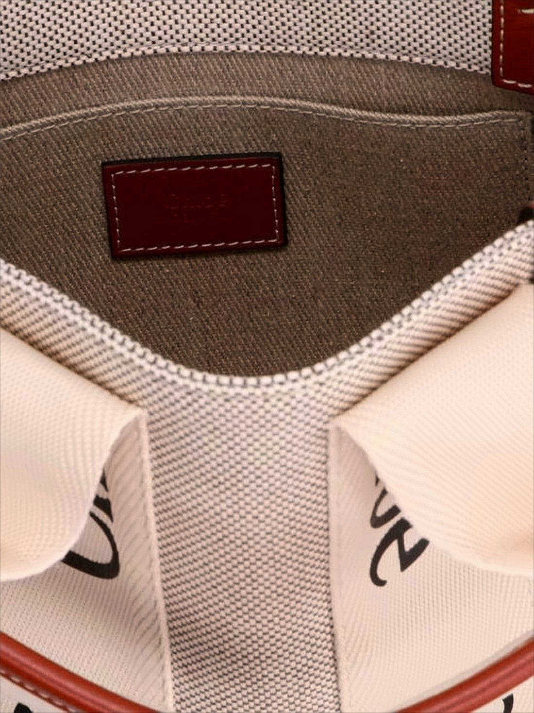 Structured Linen Tote Bag