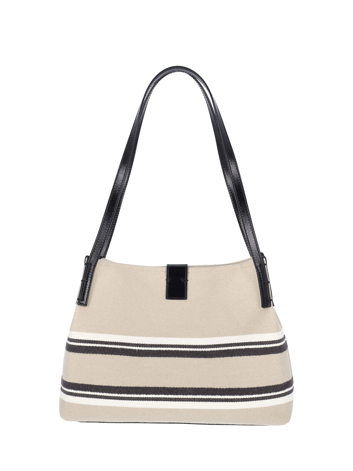 Structured White Bag With Minimalist Design
