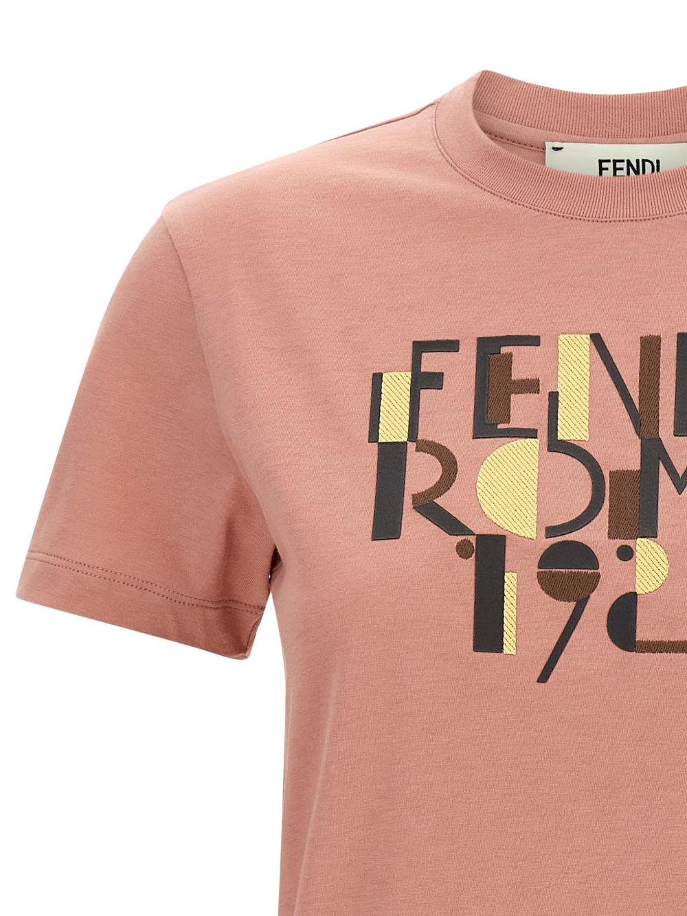 Custom Printed Pink Cotton T-Shirt