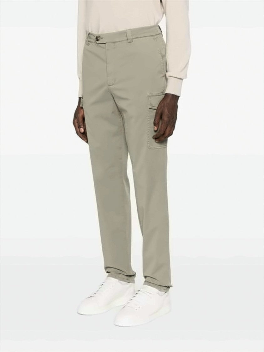 Straight-Leg Matte Finish Pants