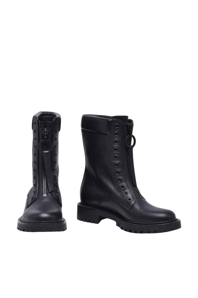 Rubber Ankle Boot - Black