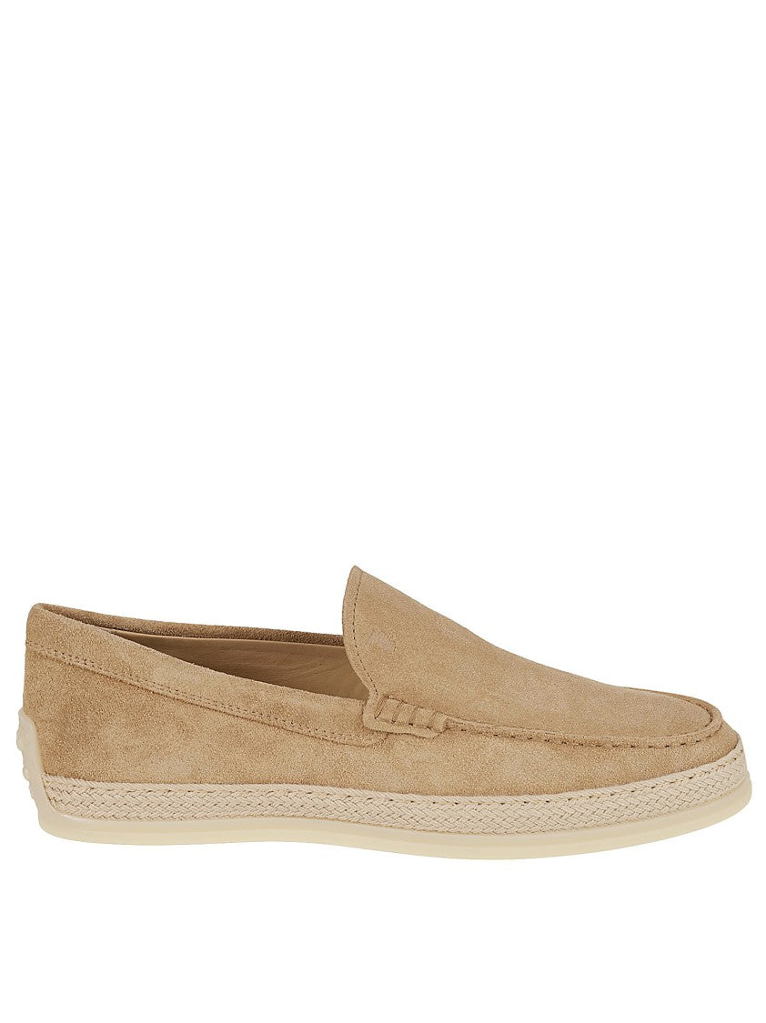 Slip-On Calfskin Flat Shoes