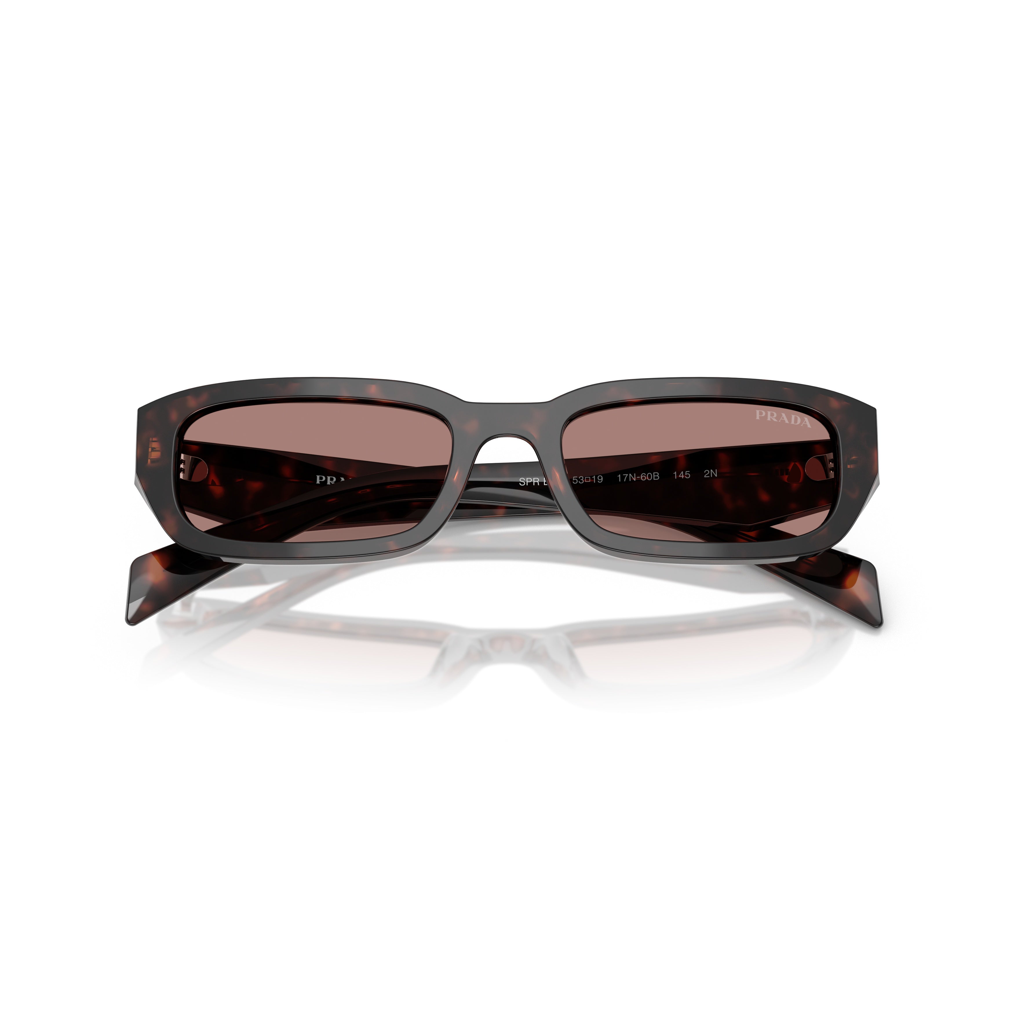0pr B06s Rectangular Tortoiseshell Acetate Sunglasses