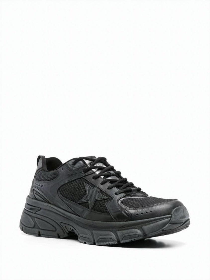 Chunky Sole Sneakers with Star Emblem