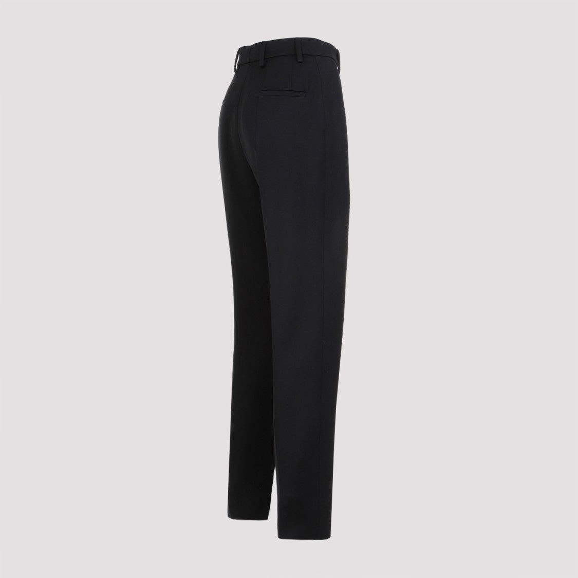 Black Wool Trousers