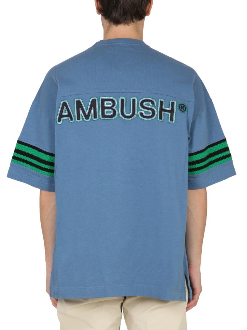 Loose-Fitting T-Shirt With Logo Patch