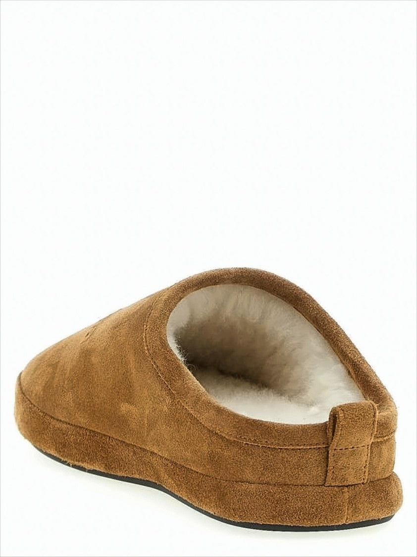 Suede Slip-On Mule Slipper with Plush Interior