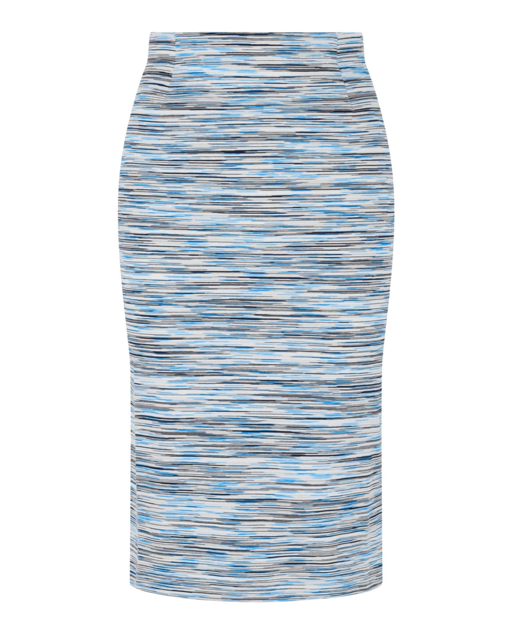 Striped Print Pencil Skirt
