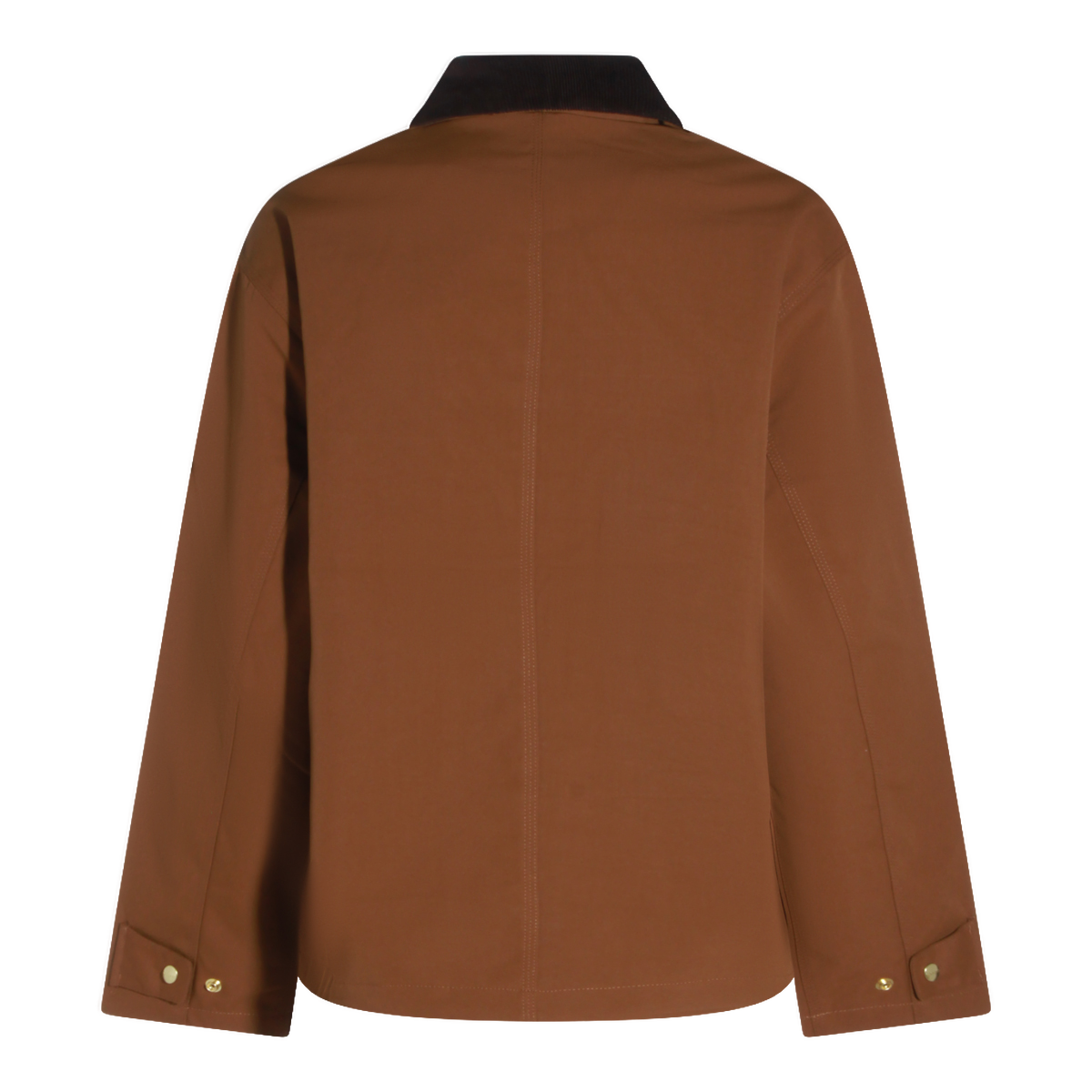 Rich Brown Jacket With Dark Collar